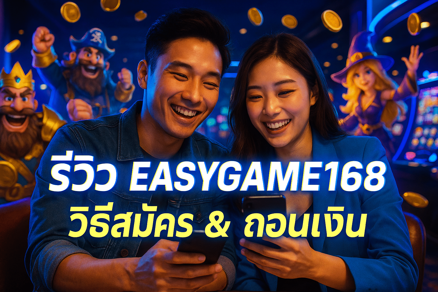 รีวิว EASYGAME168 วิธีสมัคร & ถอนเงิน